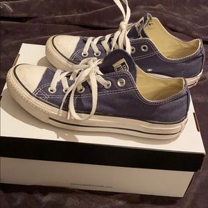 Navy Blue Classic Converse